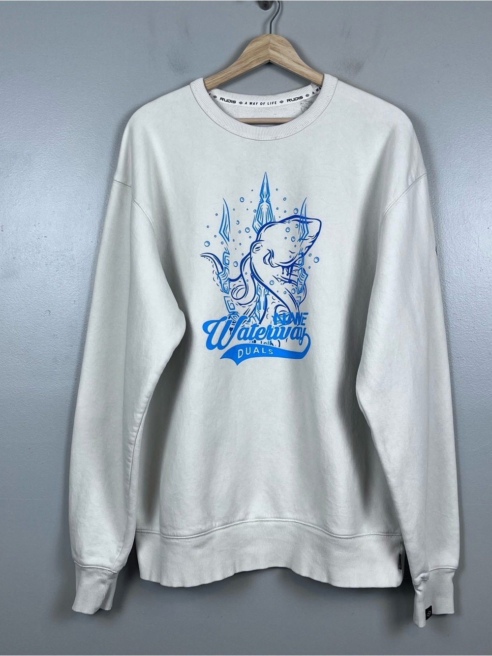 Rudis Wrestling Men's Sweatshirt with NAWE WaterWay Duals Graphic Size XL Sports
